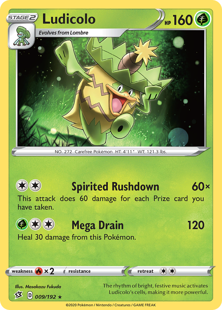 Ludicolo (009/192) [Sword & Shield: Rebel Clash] | Jack's On Queen