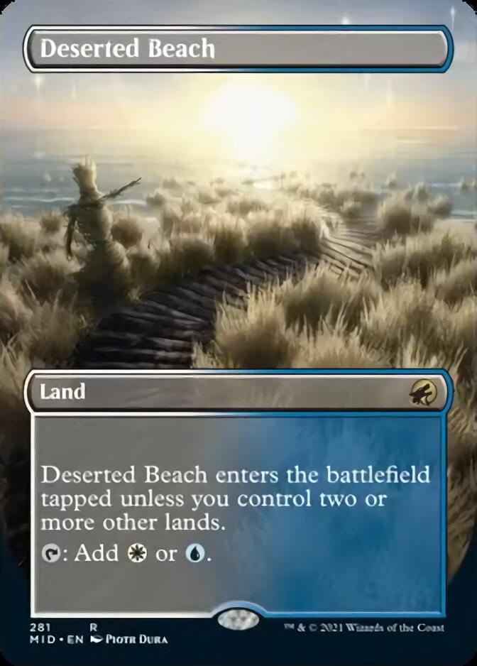 Deserted Beach (Borderless Alternate Art) [Innistrad: Midnight Hunt] | Jack's On Queen