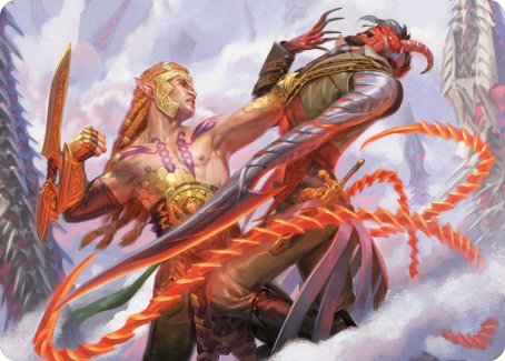 Tyvar's Stand Art Card [Phyrexia: All Will Be One Art Series] | Jack's On Queen
