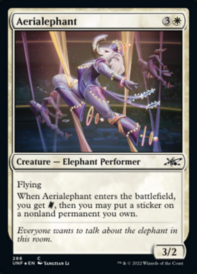 Aerialephant (Galaxy Foil) [Unfinity] | Jack's On Queen