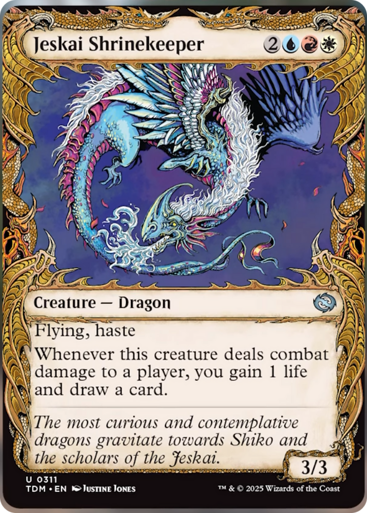 Jeskai Shrinekeeper (Showcase) [Tarkir: Dragonstorm] | Jack's On Queen