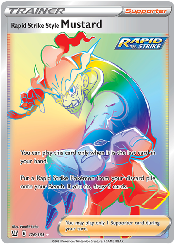 Rapid Strike Style Mustard (176/163) [Sword & Shield: Battle Styles] | Jack's On Queen