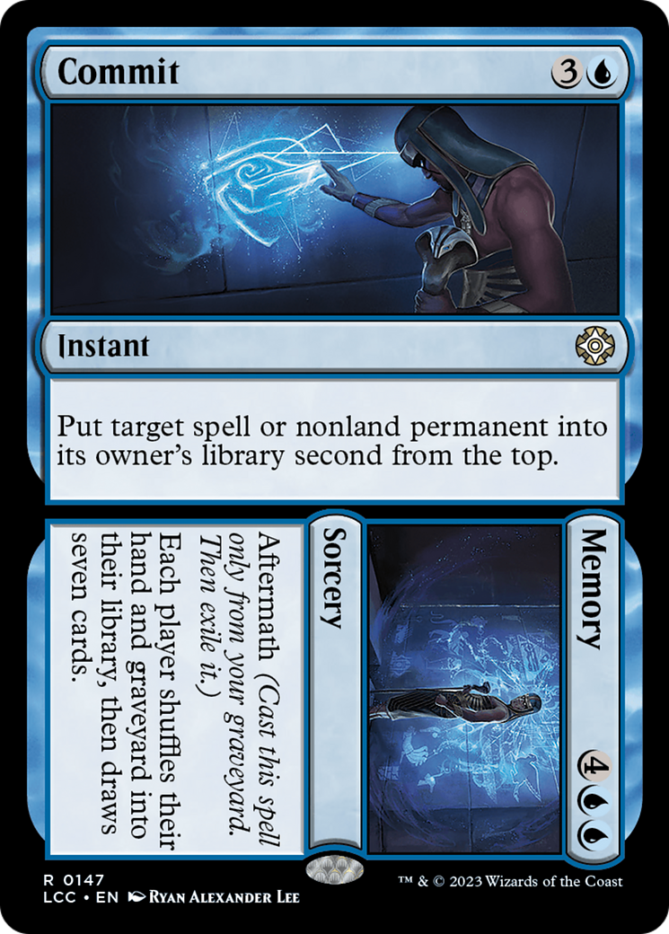 Commit // Memory [The Lost Caverns of Ixalan Commander] | Jack's On Queen