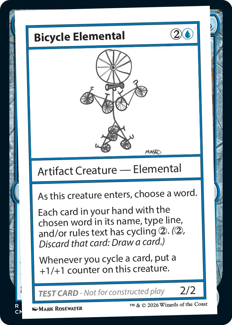 Bicycle Elemental [Mystery Booster Playtest Cards] | Jack's On Queen