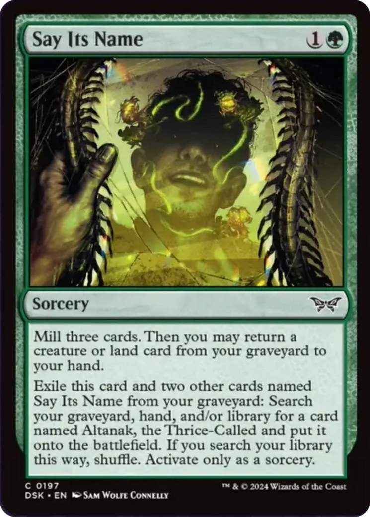 Say Its Name [Duskmourn: House of Horror] | Jack's On Queen
