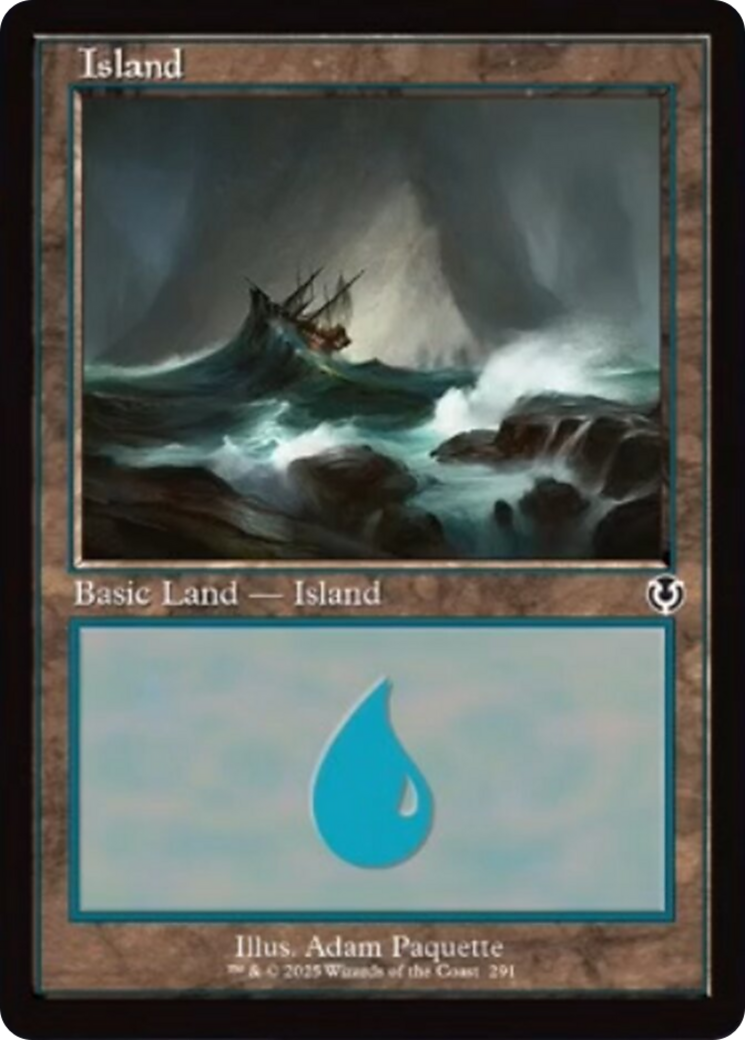 Island (291) (Retro Frame) [Innistrad Remastered] | Jack's On Queen