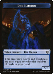 Angel // Dog Illusion Double-Sided Token [Dungeons & Dragons: Adventures in the Forgotten Realms Tokens] | Jack's On Queen