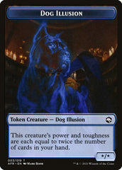 Zombie // Dog Illusion Double-Sided Token [Dungeons & Dragons: Adventures in the Forgotten Realms Tokens] | Jack's On Queen