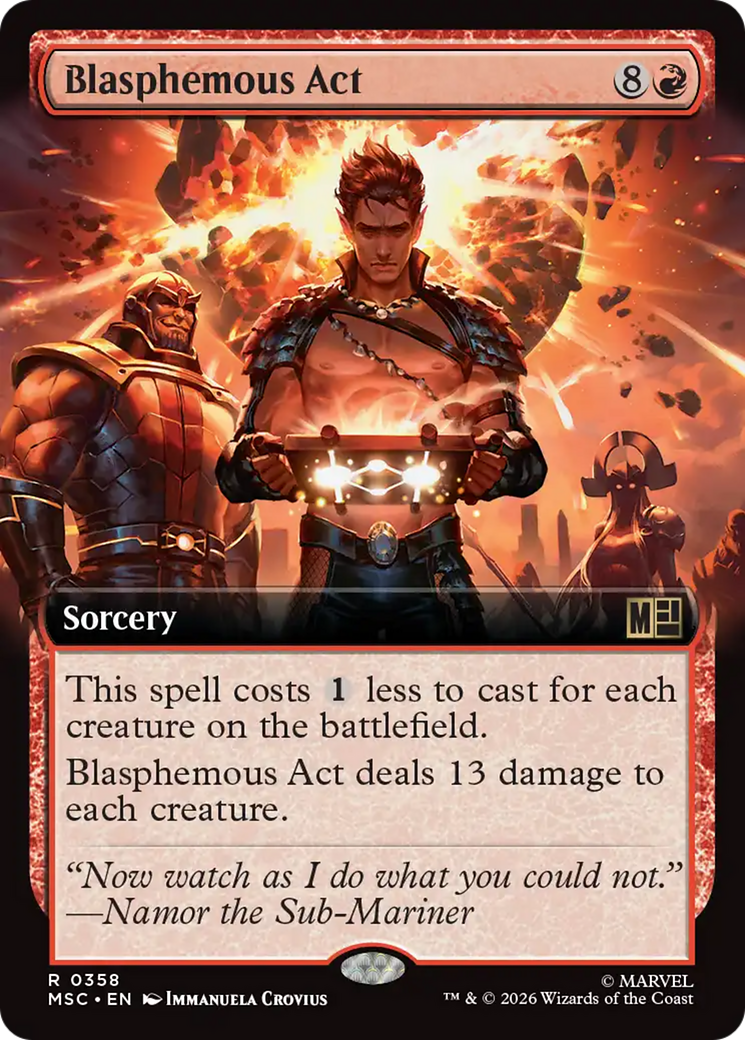 Blasphemous Act (Extended Art) [Marvel Super Heroes Commander] | Jack's On Queen