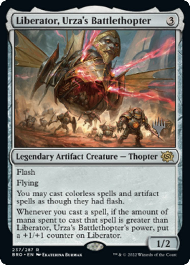 Liberator, Urza's Battlethopter (Promo Pack) [The Brothers' War Promos] | Jack's On Queen