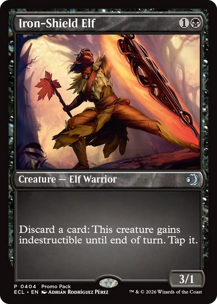 Iron-Shield Elf [Lorwyn Eclipsed Promos] | Jack's On Queen