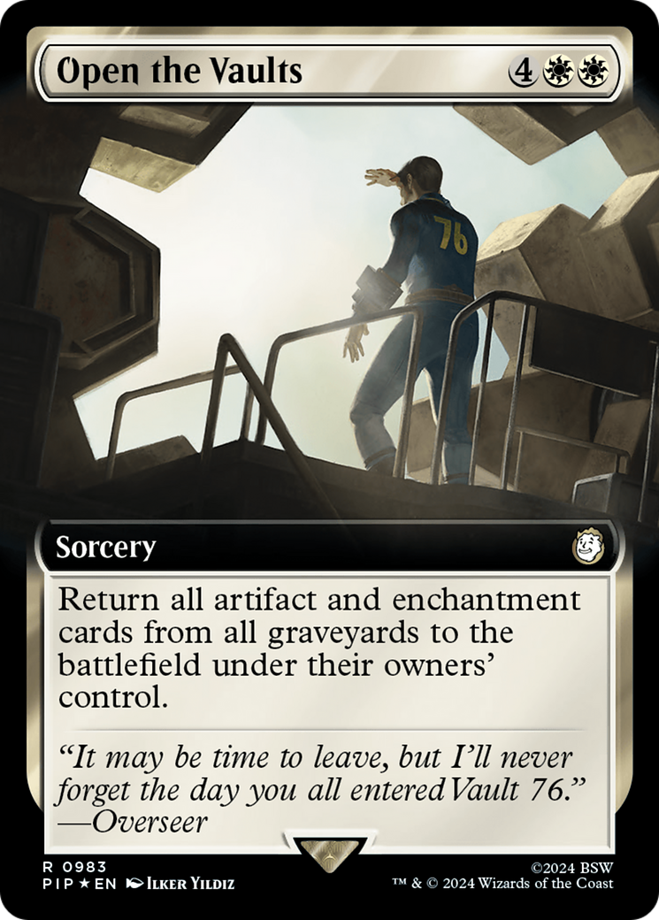 Open the Vaults (Extended Art) (Surge Foil) [Fallout] | Jack's On Queen