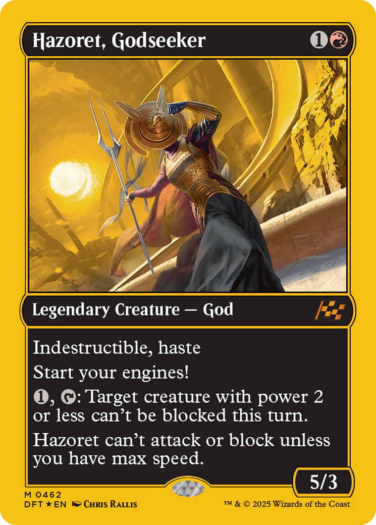 Hazoret, Godseeker (First-Place Foil) [Aetherdrift] | Jack's On Queen