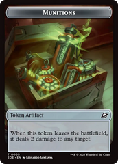 Robot // Munitions Double-Sided Token [Edge of Eternities Tokens] | Jack's On Queen
