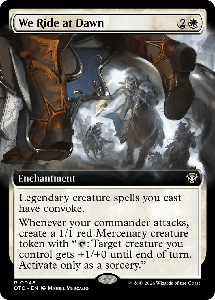 We Ride at Dawn (Extended Art) [Outlaws of Thunder Junction Commander] | Jack's On Queen