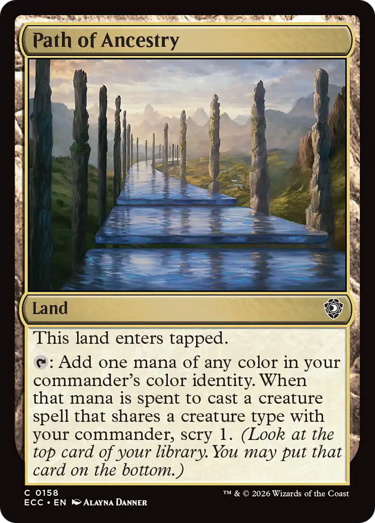 Path of Ancestry [Lorwyn Eclipsed Commander] | Jack's On Queen