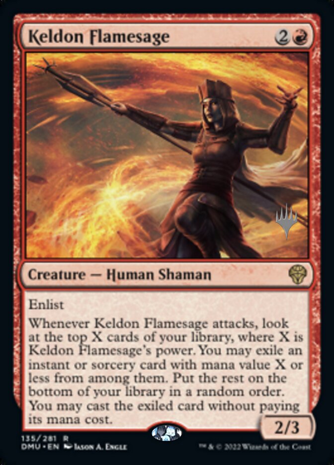 Keldon Flamesage (Promo Pack) [Dominaria United Promos] | Jack's On Queen