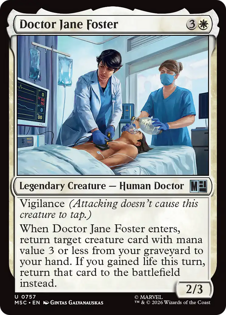 Doctor Jane Foster [Marvel Super Heroes Commander] | Jack's On Queen
