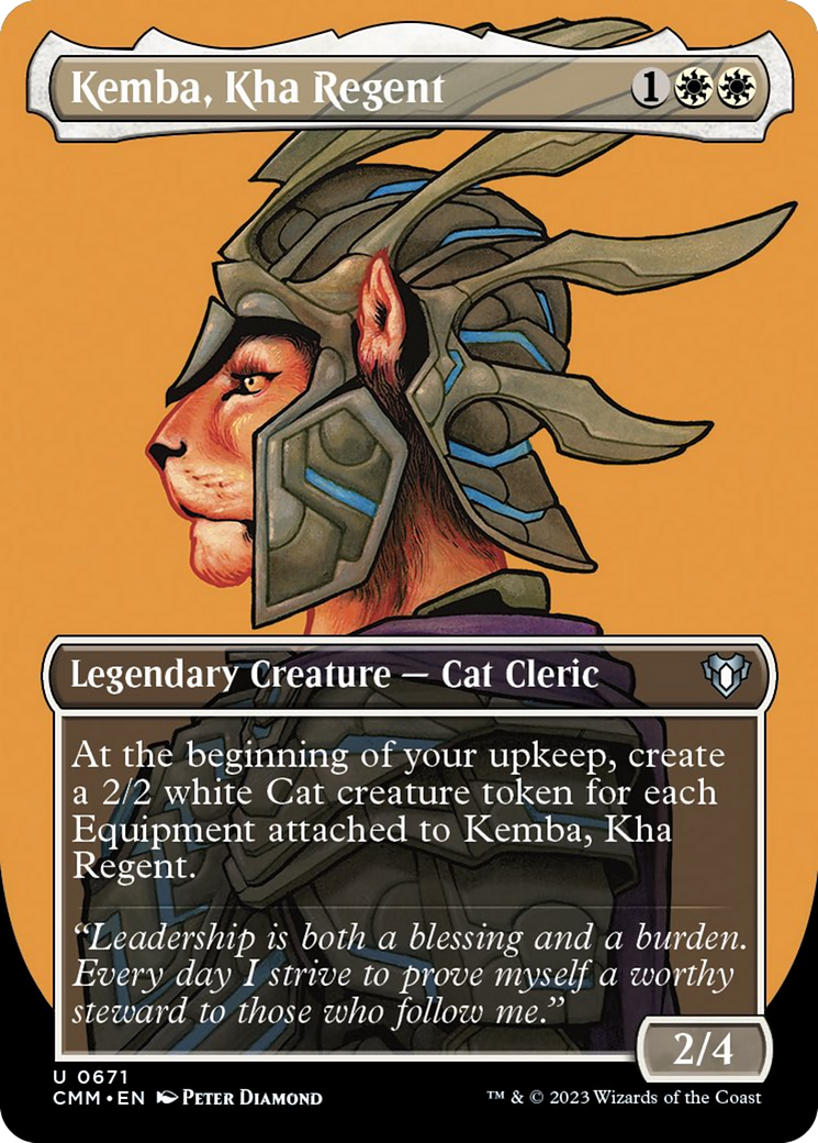 Kemba, Kha Regent (Borderless Profile) [Commander Masters] | Jack's On Queen