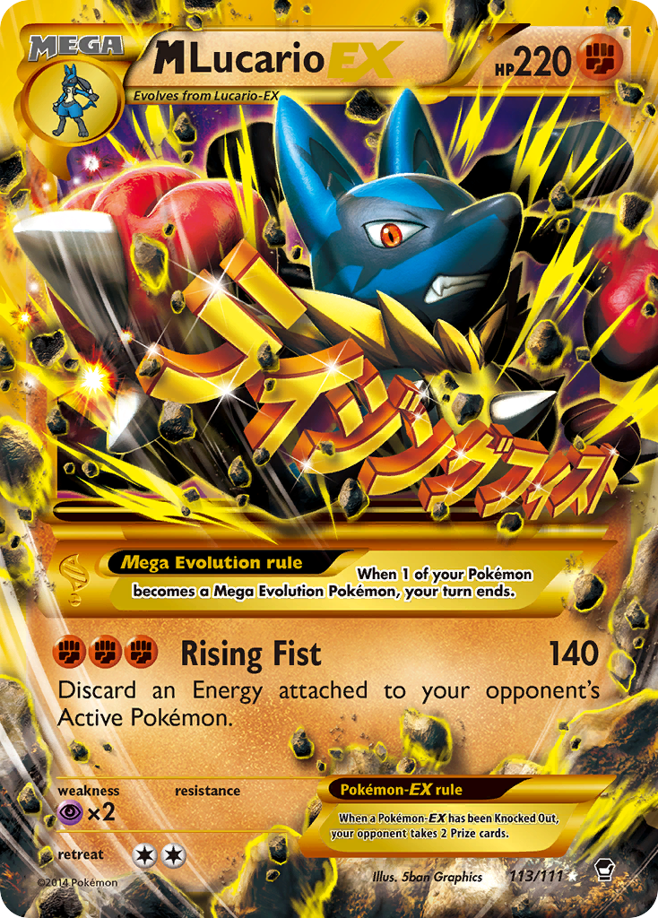 M Lucario EX (113/111) [XY: Furious Fists] | Jack's On Queen