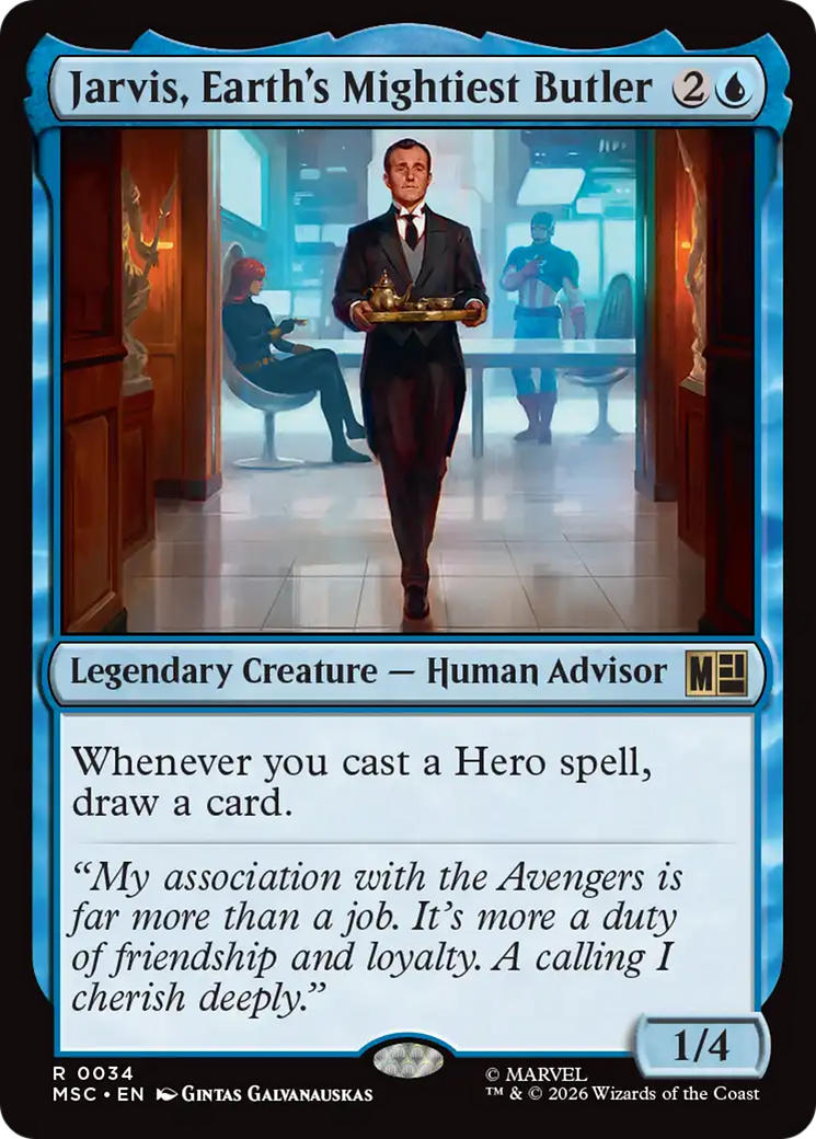 Jarvis, Earth's Mightiest Butler [Marvel Super Heroes Commander] | Jack's On Queen