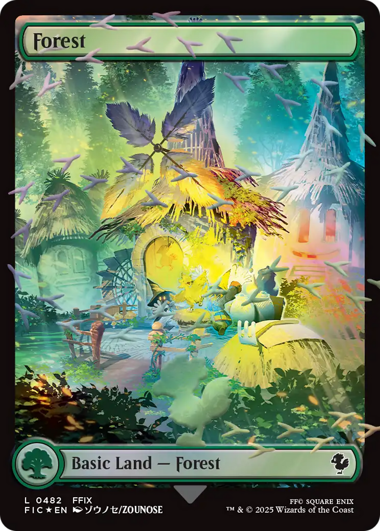 Forest (Chocobo Track Foil) [FINAL FANTASY Commander] | Jack's On Queen