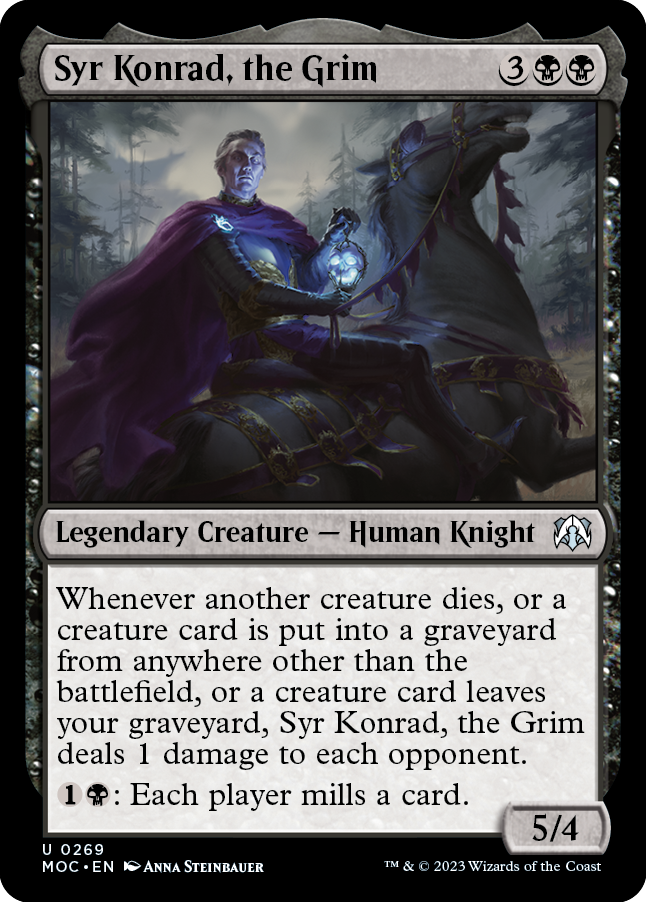 Syr Konrad, the Grim [March of the Machine Commander] | Jack's On Queen