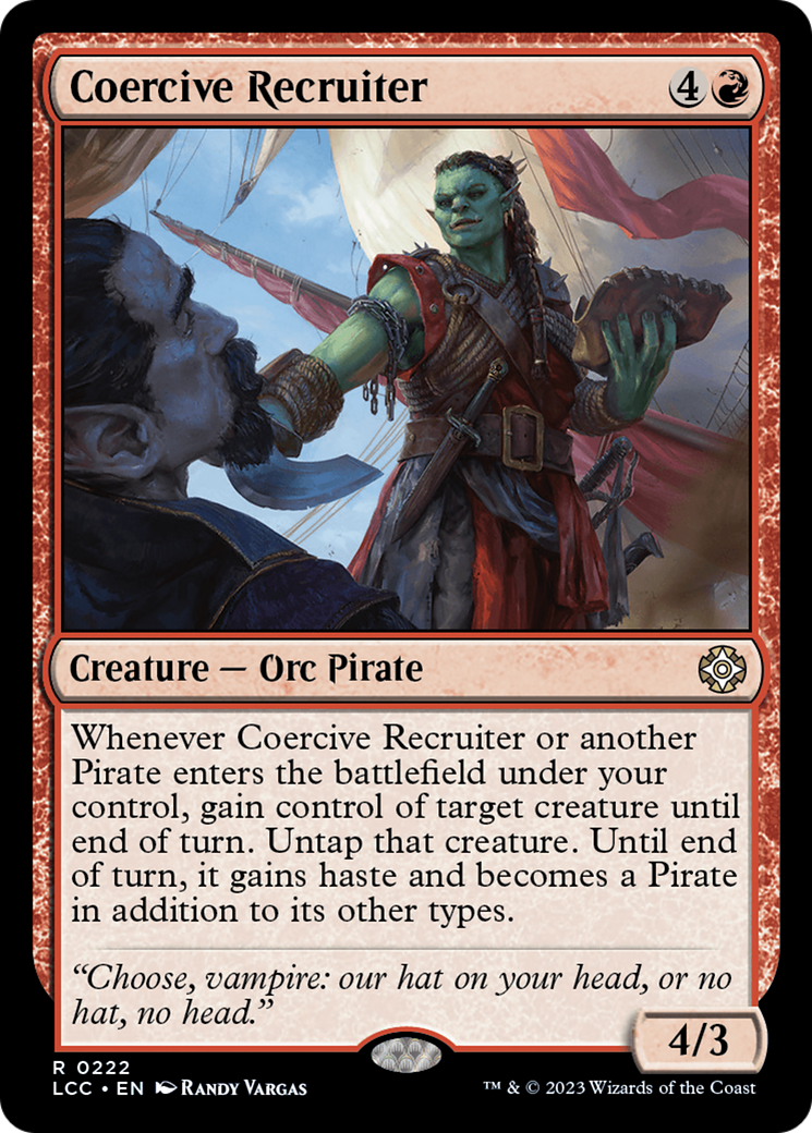 Coercive Recruiter [The Lost Caverns of Ixalan Commander] | Jack's On Queen