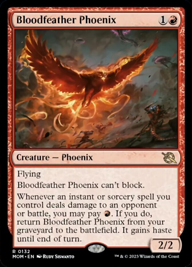 Bloodfeather Phoenix [March of the Machine] | Jack's On Queen