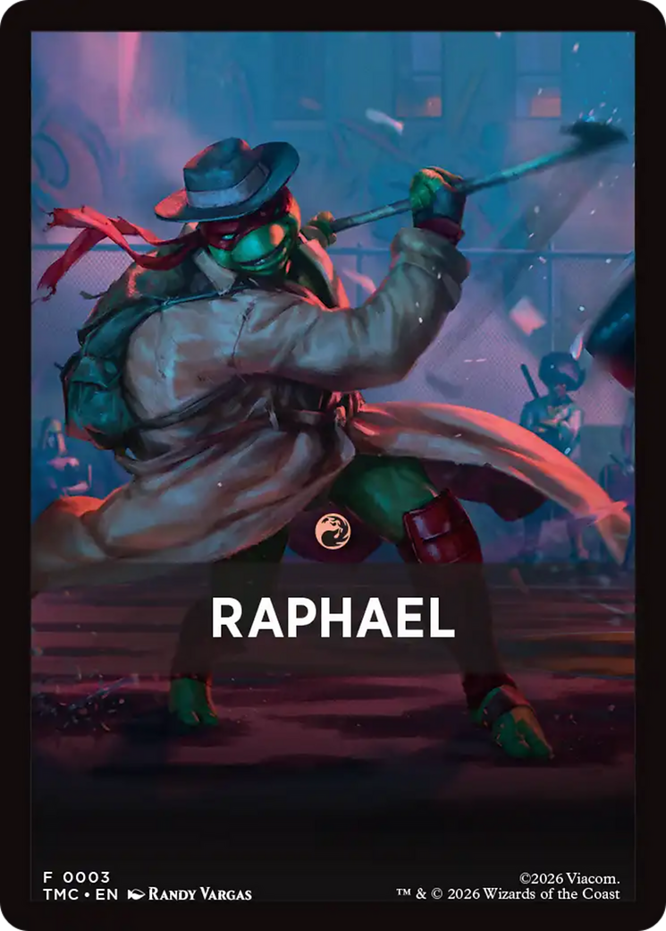 Raphael Theme Card [Teenage Mutant Ninja Turtles Commander Tokens] | Jack's On Queen