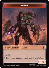 Wall // Alien Double-Sided Token [Marvel Super Heroes Tokens] | Jack's On Queen