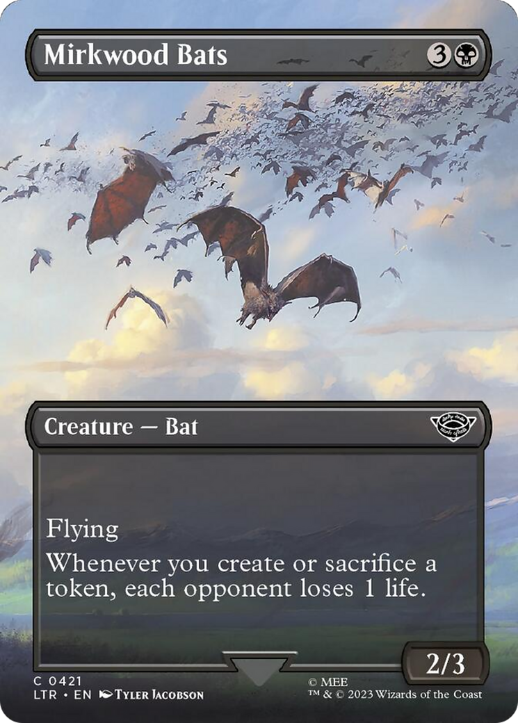 Mirkwood Bats (Borderless Alternate Art) [The Lord of the Rings: Tales of Middle-Earth] | Jack's On Queen