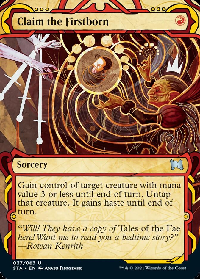 Claim the Firstborn (Foil Etched) [Strixhaven: Mystical Archive] | Jack's On Queen