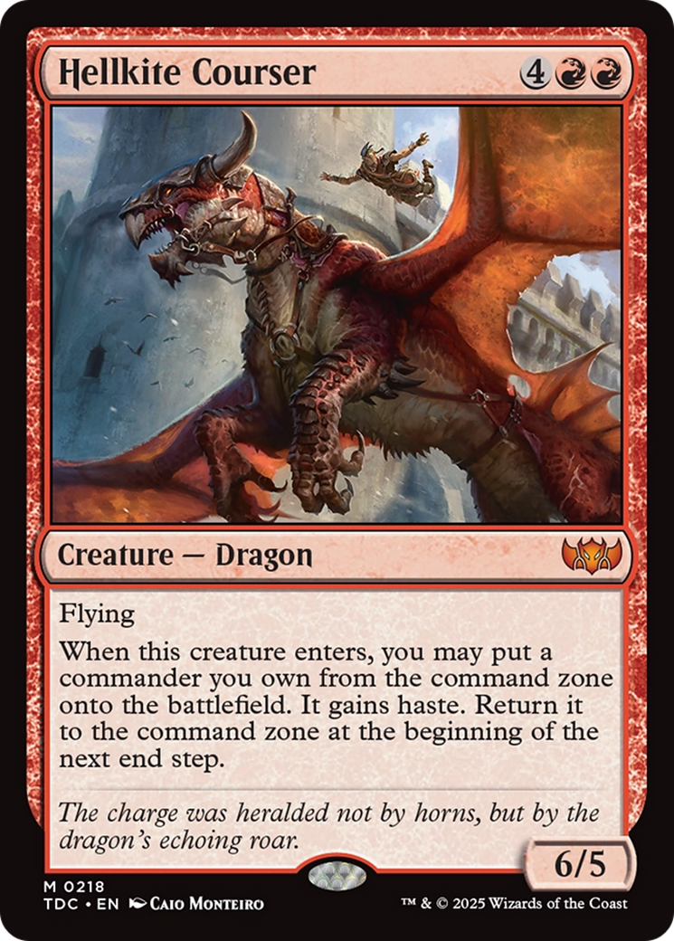 Hellkite Courser [Tarkir: Dragonstorm Commander] | Jack's On Queen