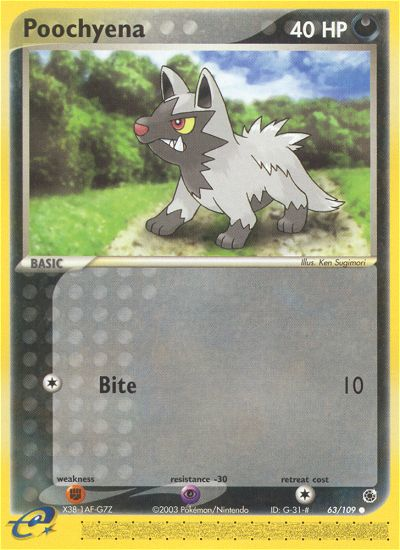 Poochyena (63/109) [EX: Ruby & Sapphire] | Jack's On Queen