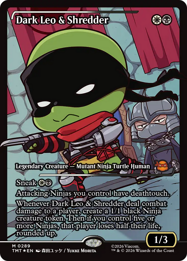 Dark Leo & Shredder (Showcase) [Teenage Mutant Ninja Turtles] | Jack's On Queen