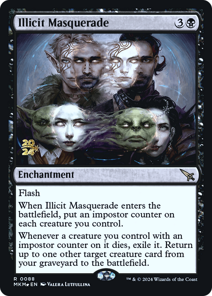 Illicit Masquerade [Murders at Karlov Manor Prerelease Promos] | Jack's On Queen