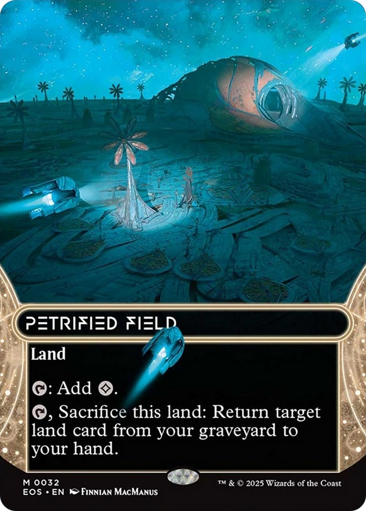Petrified Field (0032) (Borderless) [Edge of Eternities: Stellar Sights] | Jack's On Queen
