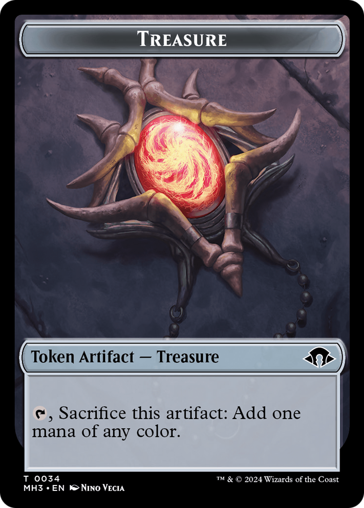 Servo // Treasure Double-Sided Token [Modern Horizons 3 Tokens] | Jack's On Queen