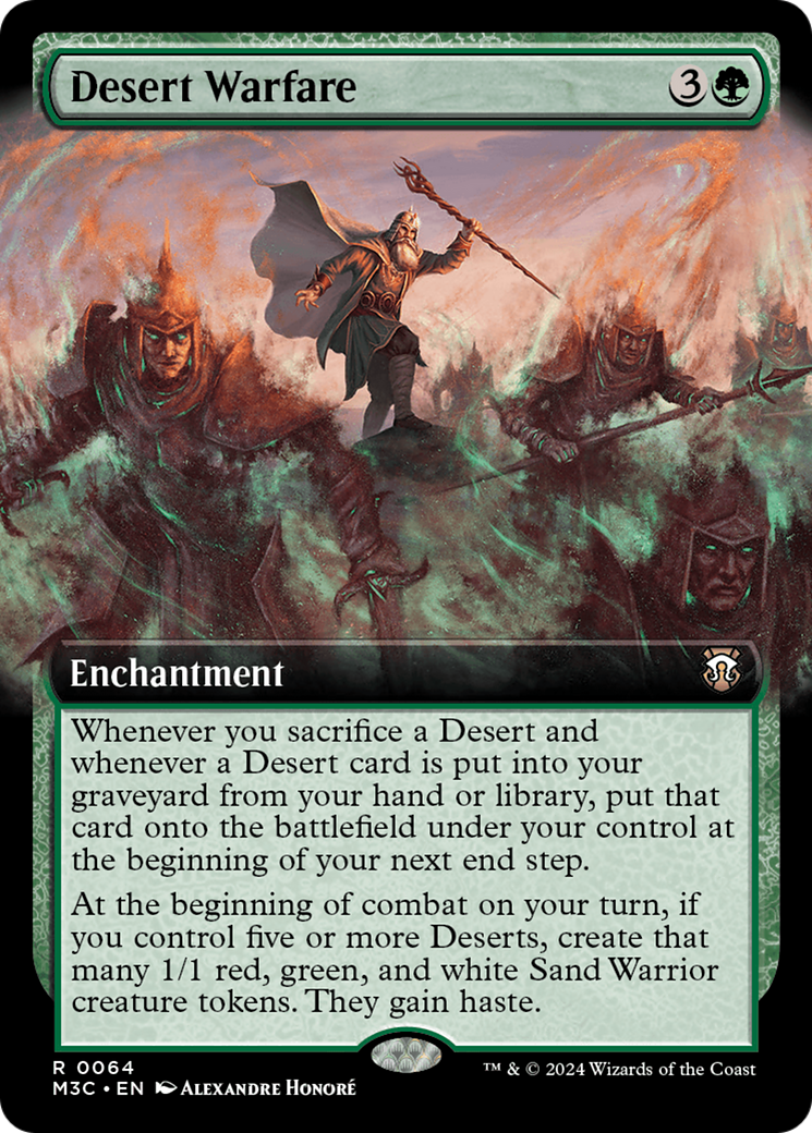 Desert Warfare (Extended Art) [Modern Horizons 3 Commander] | Jack's On Queen