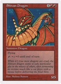 Shivan Dragon (Oversized) [Oversize Cards] | Jack's On Queen