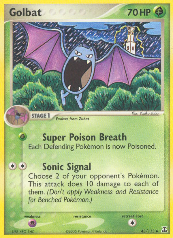 Golbat (43/113) [EX: Delta Species] | Jack's On Queen