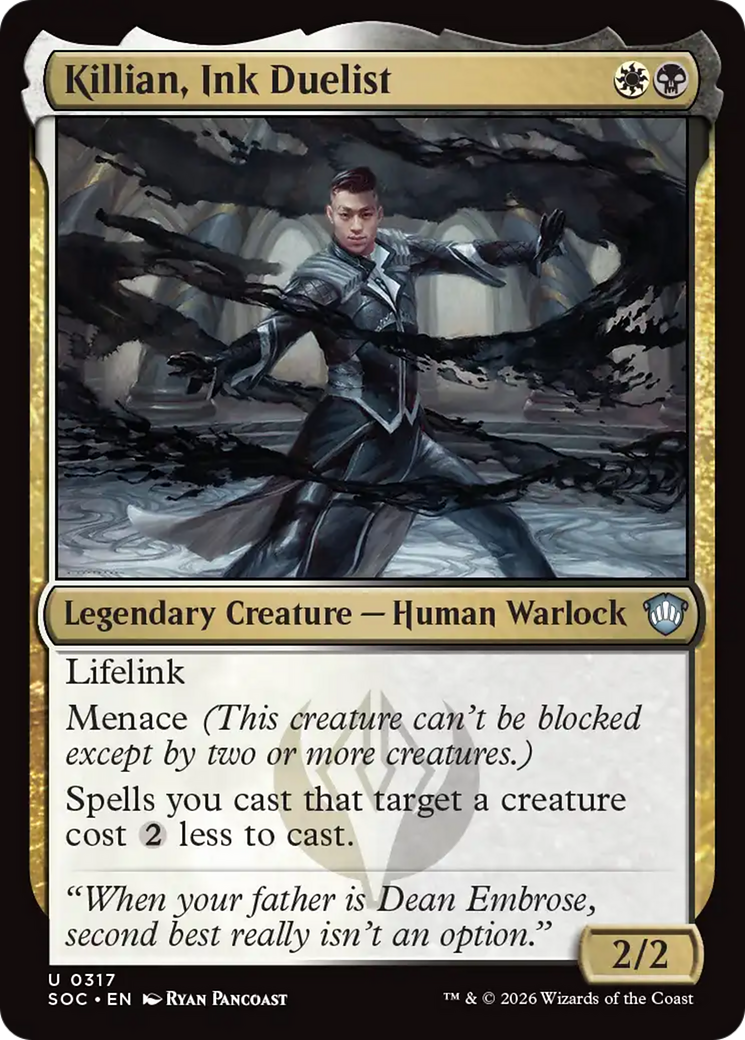 Killian, Ink Duelist [Secrets of Strixhaven Commander] | Jack's On Queen