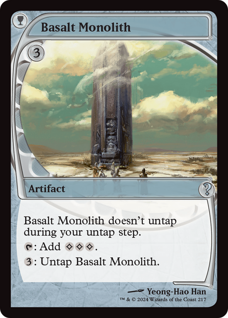 Basalt Monolith (Future Sight) [Mystery Booster 2] | Jack's On Queen