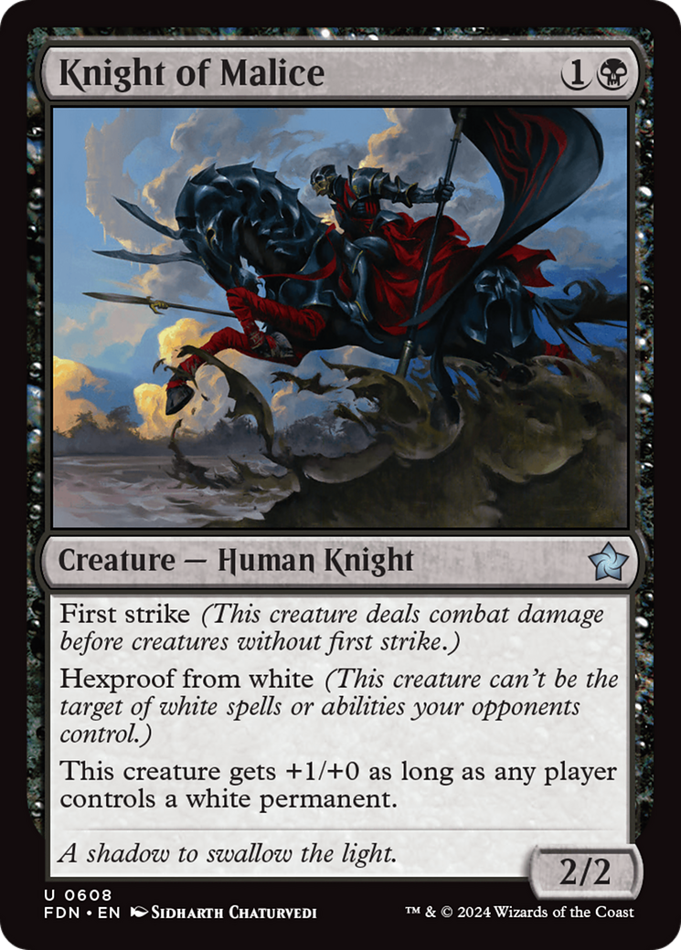 Knight of Malice [Foundations] | Jack's On Queen