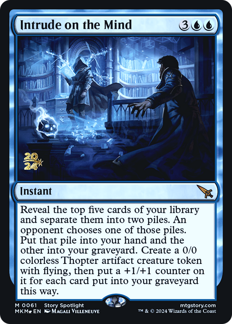 Intrude on the Mind [Murders at Karlov Manor Prerelease Promos] | Jack's On Queen