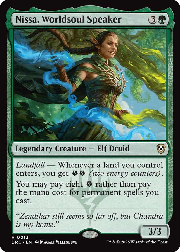 Nissa, Worldsoul Speaker [Aetherdrift Commander] | Jack's On Queen