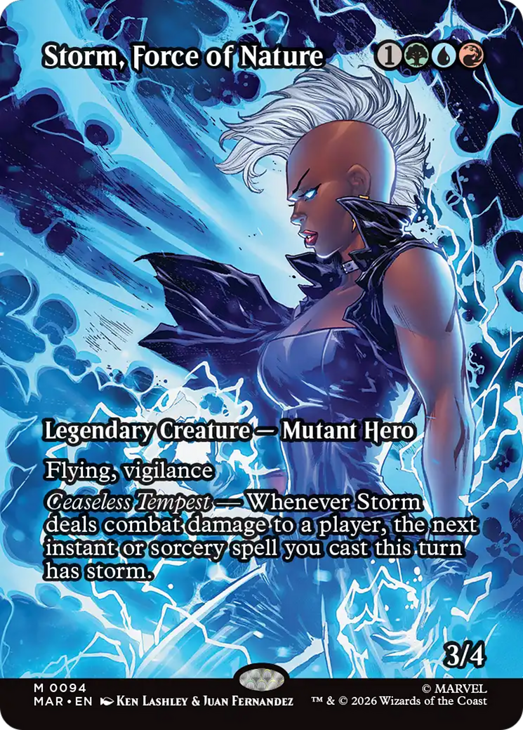Storm, Force of Nature (Borderless) [Marvel Universe: Eternal-Legal] | Jack's On Queen