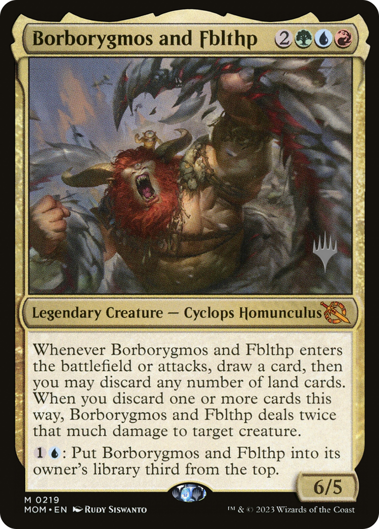 Borborygmos and Fblthp (Promo Pack) [March of the Machine Promos] | Jack's On Queen