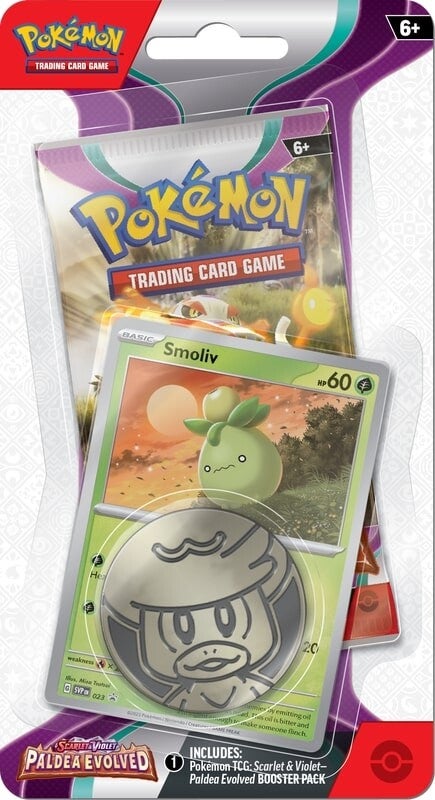Scarlet & Violet: Paldea Evolved - Single Pack Blister (Smoliv) | Jack's On Queen